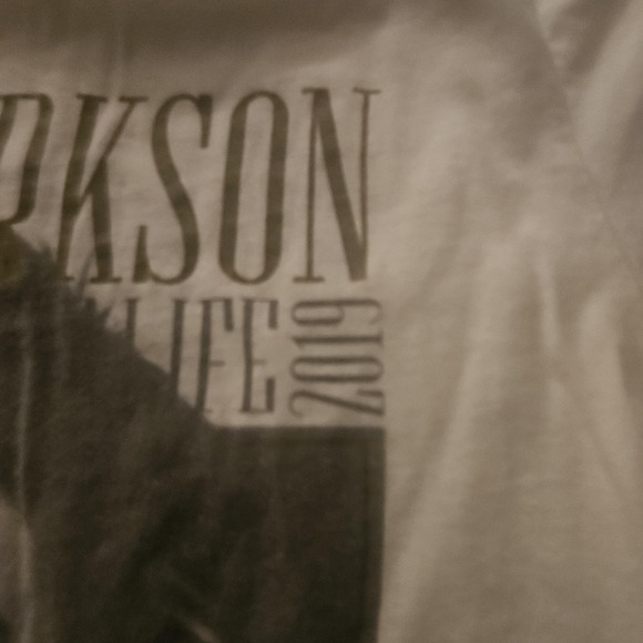 Kelly Clarkson Shirt Mens Medium White Meaning of Life 2019 Concert Tour Tee - Picture 5 of 7